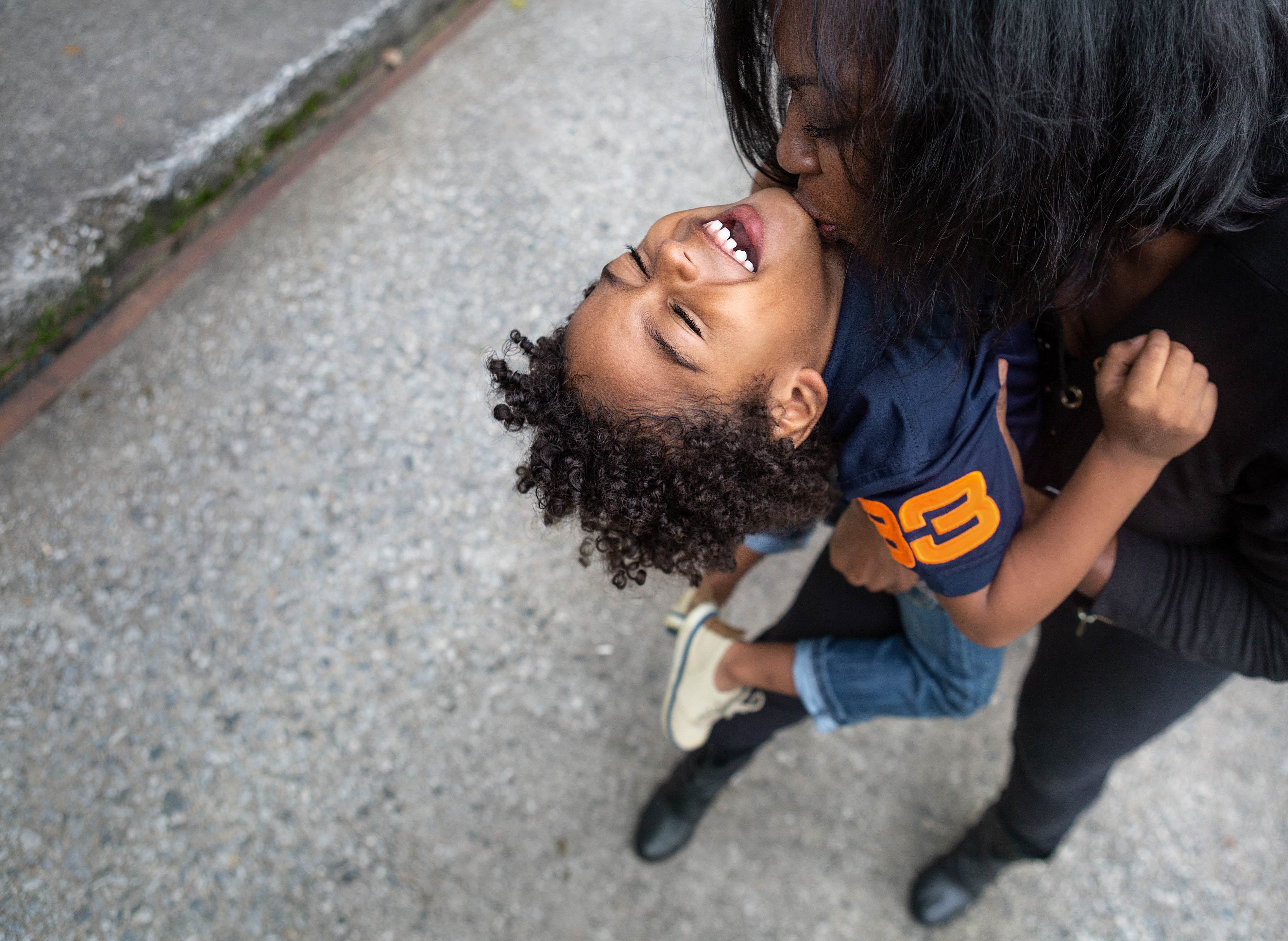 Mom Kisses Son | Lona Walburn | Retoucher